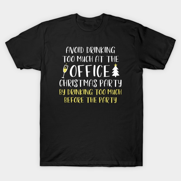 Office Christmas Party T-Shirt by LuckyFoxDesigns